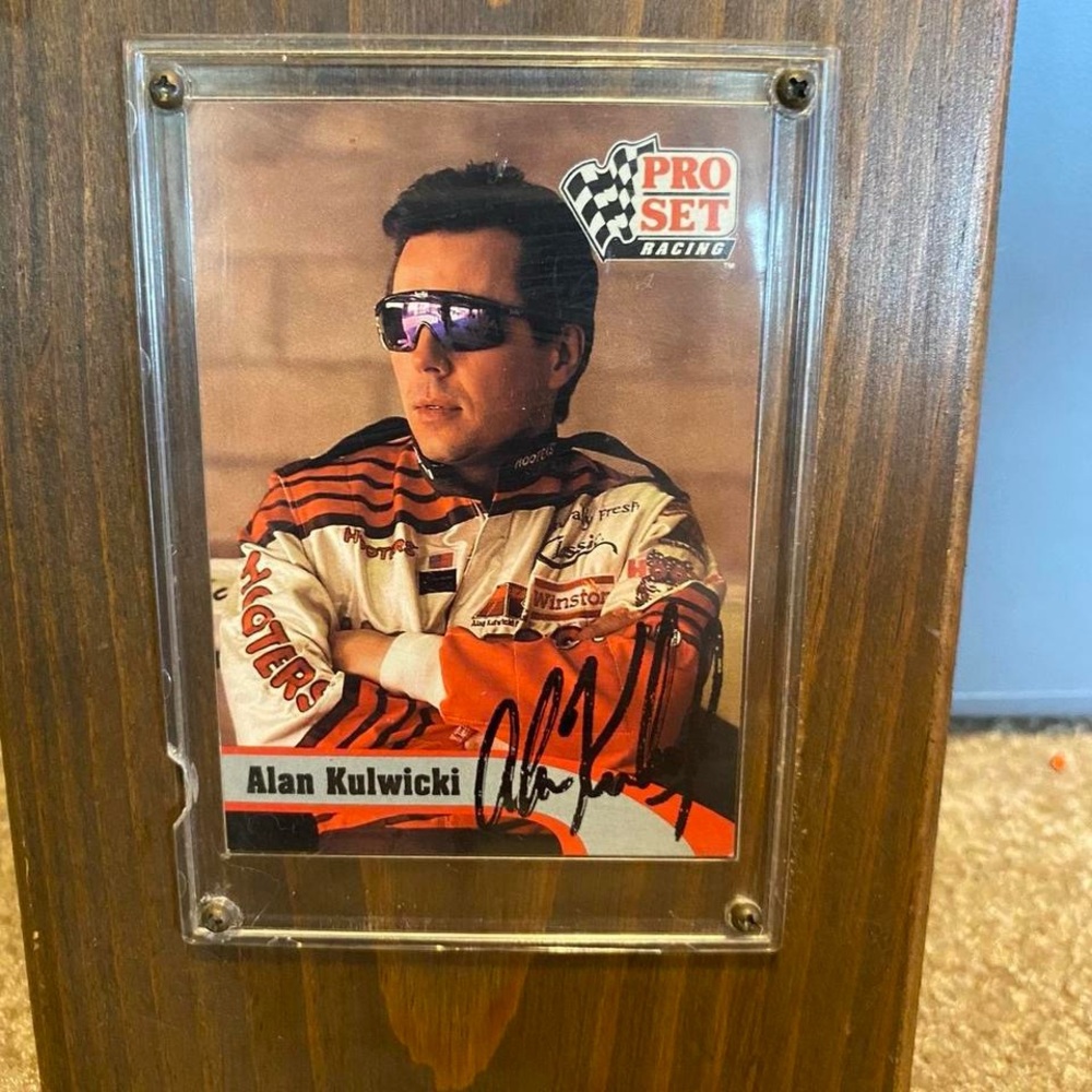 Signed Pro Set Racing Alan Kulwicki Card